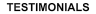 TESTIMONIALS